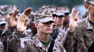 Marines Recite the Oath of Enlistment [upl. by Osmund]