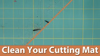 How to Clean Your Cutting Mat  Maintenance [upl. by Yekcaj]