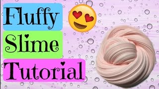 Fluffy Slime Tutorial [upl. by Annil]