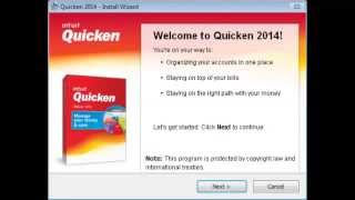 How to install Quicken 2014 [upl. by Mhoj]