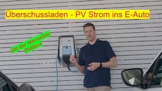 PV Strom Überschussladen mit der Mennekes Wallbox [upl. by Naicad]