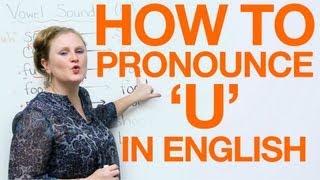 Vowel Pronunciation  u uhoo [upl. by Allista]