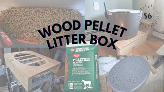 Making A Wood Pellet Cat Litter Box [upl. by Joey]