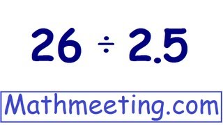 Dividing Decimals  Example 2 [upl. by Adon]