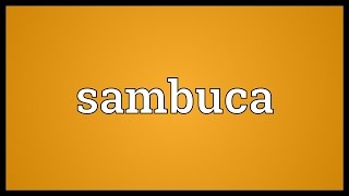 Sambuca Meaning [upl. by Ainelec]