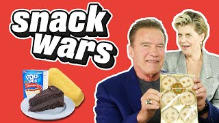 Arnold Schwarzenegger Gets VERY Passionate About Austrian Snacks  Snack Wars [upl. by Yrahcaz]