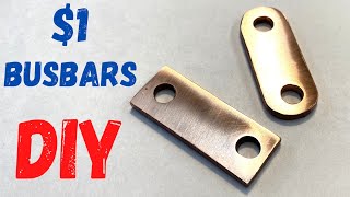 Make the best busbars yourself DIY custom copper busbars easy way [upl. by Kat670]