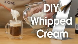 DIY whipped cream in 60 seconds [upl. by Rother]