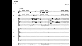 Antonio Vivaldi  Gloria in D Major RV 589 w score [upl. by Niamor]