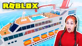 ROBLOX CRUISE  ONTSNAPPEN UIT HET ZINKENDE SCHIP [upl. by Elhsa]