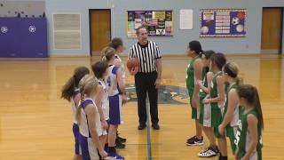 Bremen at Triton  5th Grade Girls Basketball A game 🏀 2132019 [upl. by Adelle]