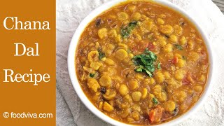 Chana Dal Recipe In Pressure Cooker  How to Make Chana Dal Curry [upl. by Cousins]