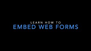 Embedding Forms into Your Website [upl. by Sulokcin]