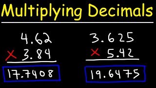 Multiplying Decimals  Basic Introduction [upl. by Steven]