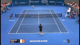 Bernard Tomic  What is that shot No one plays that shot [upl. by Nner402]