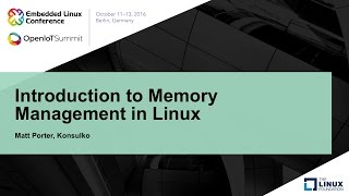 Introduction to Memory Management in Linux [upl. by Sams]