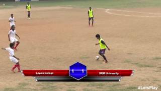 RFYS Chennai College Boys  Loyola College vs SRM University Highlights [upl. by Ynwat29]