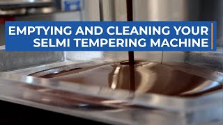 Cleaning your Selmi Tempering Machine [upl. by Etnahsa150]