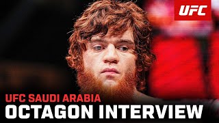 Shara Magomedov Octagon Interview  UFC Saudi Arabia [upl. by Atterbury752]