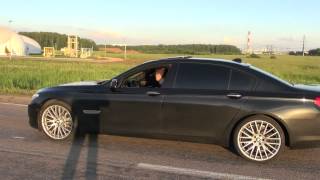 Bmw 750li F02 hamann sound [upl. by Merriott737]