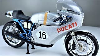 MINICHAMPS 112  DUCATI 750 GP DIMOLA 1972 PAUL SMART [upl. by Teeniv546]