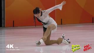 4K Natalia baldizzone morales Mundial Wrg 2019 patinaje Barcelona [upl. by Serolod]