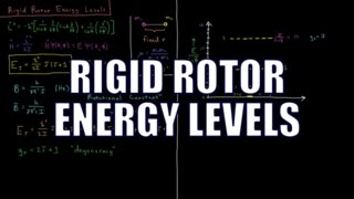 Quantum Chemistry 63  Rigid Rotor Energy Levels [upl. by Adnilra953]