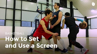 Setting and Using a Screen  Basketball [upl. by Lewanna]