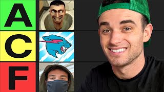 I Ranked Every YouTuber [upl. by Ecreip]