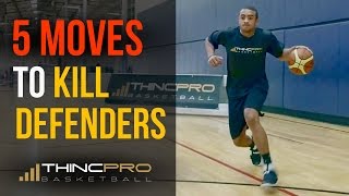 Top 5  DEADLY Basketball Moves to KILL Your Defender and Score More Points [upl. by Chastain]