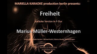 Marius Müller Westernhagen  Freiheit Karaoke Version [upl. by Mij916]