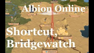 Albion Online  Caerleon to Bridgewatch fast almost safely [upl. by Ennaeerb]