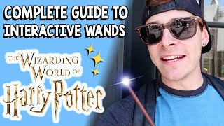 The Complete Guide to Interactive Wands in the Wizarding World  Universal Hollywood [upl. by Anigger]