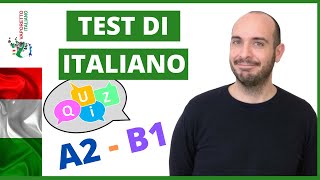 QUIZ DI ITALIANO livello B1  Esercitati in italiano con Francesco ITALIAN subtitles [upl. by Menis]