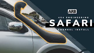 Snorkel install  Safari 4x4 Engineering  MQ TRITON  ARB [upl. by Llertac]