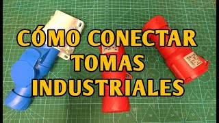 CÓMO CONECTAR TOMAS INDUSTRIALES [upl. by Mirella]