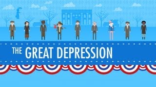 The Great Depression Crash Course US History 33 [upl. by Lammond]