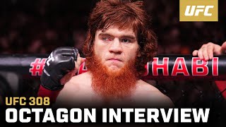 Shara Magomedov Octagon Interview  UFC 308 [upl. by Earised]