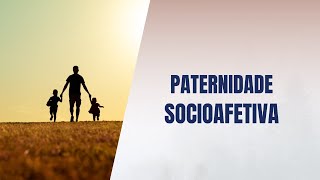 Paternidade socioafetiva [upl. by Noraj]