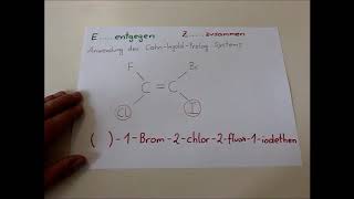 EZ Nomenklatur bei Alkenen [upl. by Keon]