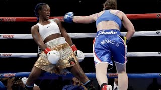 CLARESSA SHIELDS VS FEMKE HERMANS FULL FIGHT HBO SIGN OFF SHOW [upl. by Nichani]