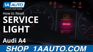 How to Reset Service Light 0409 Audi A4 [upl. by Eirojam754]