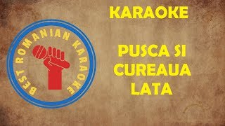 KARAOKE Pusca si cureaua lata Versuri Negativ 2019 [upl. by Torrence580]