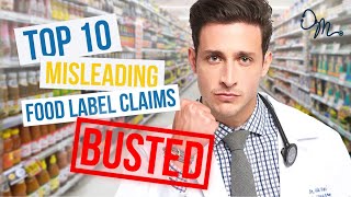 Top 10 Misleading Food Label Claims  Nutrition Labels BUSTED [upl. by Kamerman]