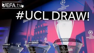 202021 UEFA Champions League quarterfinal and semifinal draw [upl. by Earezed]