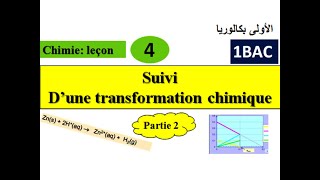 suivi dune transformation chimique 1Bac الأولى بكالوريا [upl. by Weisman839]