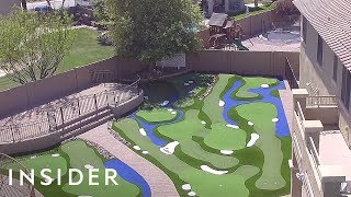 Turn Your Backyard Into A Mini Golf Course [upl. by Nennahs]