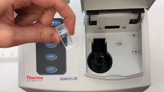 How to Use a Genesys 20 Spectrophotometer [upl. by Jerome]