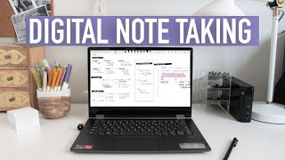 DIGITAL NOTE TAKING TIPS  OneNote  Handwriting [upl. by Arised]