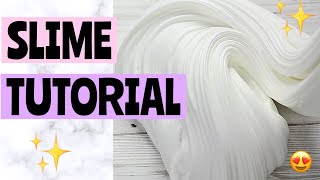 HOW TO MAKE SLIME Simple amp Easy Slime Recipe  2 Minute Easy Slime Tutorial Glue and Borax Slime [upl. by Chemaram]